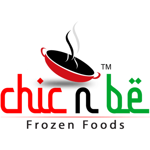 Chic n Be Frozen Foods logo - premium frozen food products including traditional stone-grind Shami Kebab, Shami Kebab