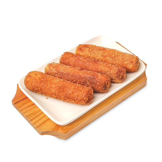 Indulge in our freshly baked Chicken-Stuffed Bread Rolls, perfectly golden on the outside with a soft, warm interior. Each roll is generously filled with tender chicken and a blend of aromatic spices, offering a deliciously savory bite. The crispy exterior gives way to a juicy, flavorful filling, making these rolls a perfect snack or appetizer. Whether enjoyed on their own or with a dipping sauce, these rolls are sure to satisfy your cravings.